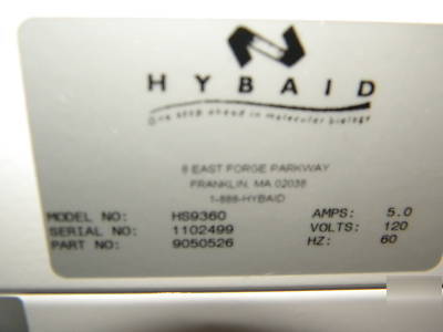 Thermo / hybaid HS9360 hybridization oven, rotisserie