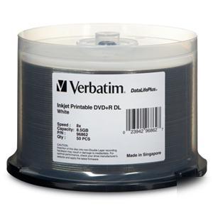 Verbatim datalife plus 8X dvd+r double layer media