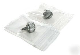 100 10 x 13 4ML zipper ziplock plastic poly bags 10X13