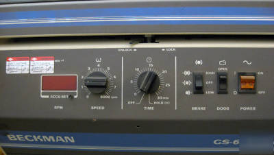 Beckman gs-6 centrifuge