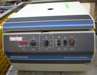 Beckman gs-6 centrifuge