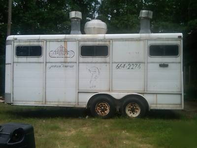 Used catering trailer