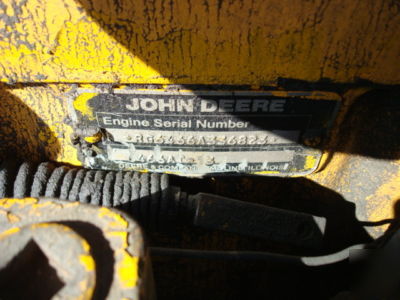 1989 john deere 790D track hoe excavator digger $ave$$$