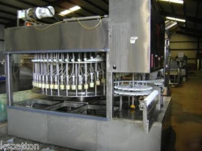 60 valve laub bottle filler rotary, stainless