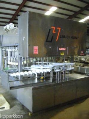 60 valve laub bottle filler rotary, stainless