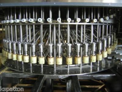 60 valve laub bottle filler rotary, stainless
