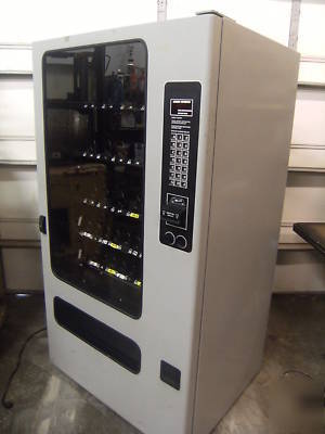 Snack indoor vending machine with coin pro 3 - grey