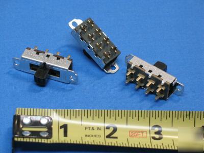 Switchcraft 3-pos slide switch dp / 3- position