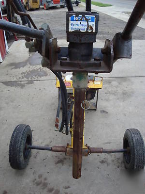 Compac post hole digger towable fence post honda #2