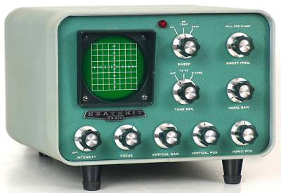 Heathkit sb-610 station monitor scope w/manual working