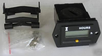 Hour meter lcd digital 120 volt 60 cyc w/reset 