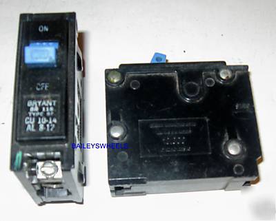 BR115 circuit breaker 15 amp 1 pole bryant westinghouse