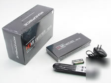 Hdmi 5-port switch w/remote control & equalizer hdtv