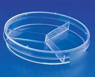 New 3-compartment 90MM plastic petri dishes + lids PK20 