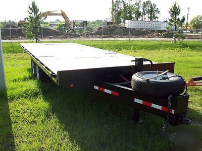 Rolls rite trailer 14,000 lb tilt, 22' deck, 2007, 96