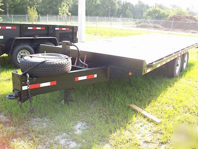 Rolls rite trailer 14,000 lb tilt, 22' deck, 2007, 96
