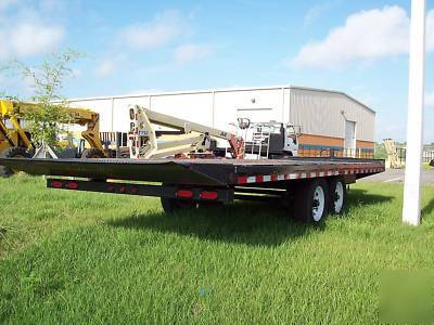 Rolls rite trailer 14,000 lb tilt, 22' deck, 2007, 96