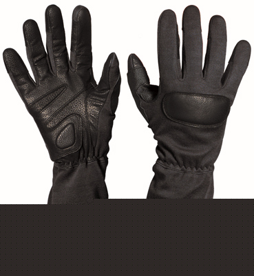 Special forces black tactical super gloves size large