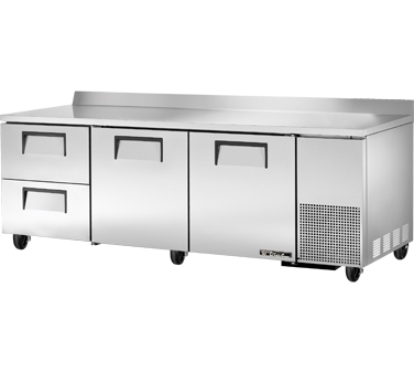 True twt-93D-2 worktop refrigerator 2 drawers 93