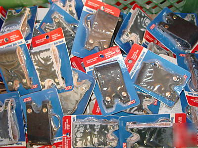 Wholesale lot 25+ leather beltloop key rings dual steel