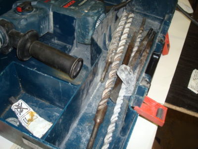 Bosch 11236VS sds-plus rotary hammer drill w/ bits 