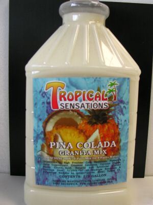 Granita machine, frozen drink mix 64 oz pina colada
