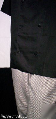 Lot of 9 coat chef jacket m l xl s black baker ss