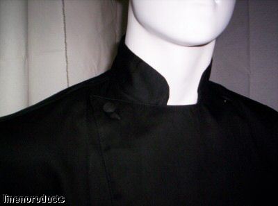 Lot of 9 coat chef jacket m l xl s black baker ss
