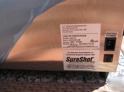 New brand sure shot ac-10 cream dispenser