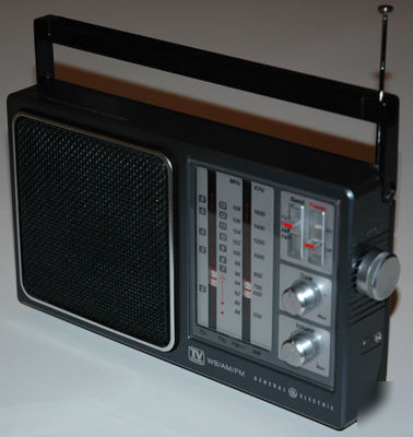 Ge 4-band am/fm weather uhf/vhf portable radio