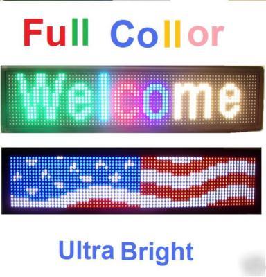 Led window sign - full color 15.4