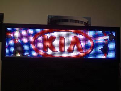 Led window sign - full color 15.4