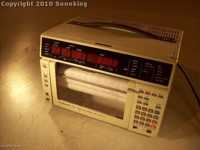 Yokogawa 3087 portable hybrid recorder 308764 -3/d