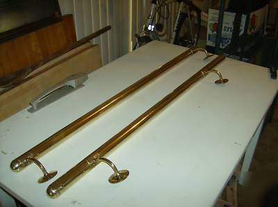 Brass hand rails - 1