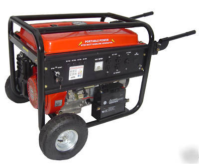 6000 watt generator/portable/electric start local pu