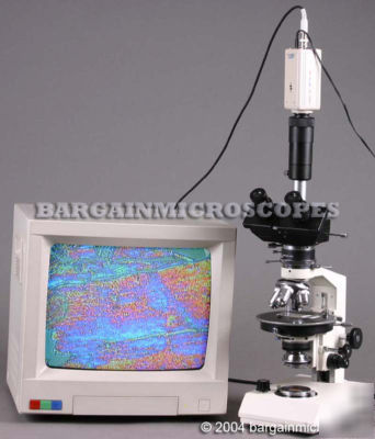 Clearance 40X-400X trinoc polarizing microscope 