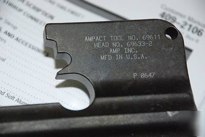 New tyco / ampact tool for crimp taps, t&b, amp 69611 