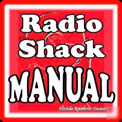 Radio shack pro-433 cd manual radio scanner PRO433