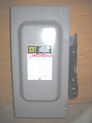 Square d heavy duty safety switch 60A 600V HU362 TYPE1
