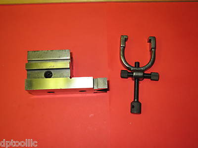 Brown & sharpe 745 v-block & clamp 