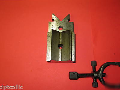 Brown & sharpe 745 v-block & clamp 