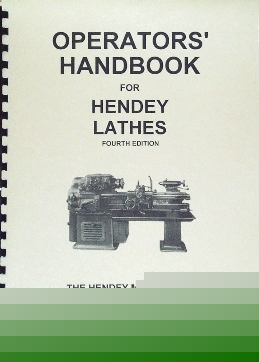 Hendey lathe operator's manual 88-pages