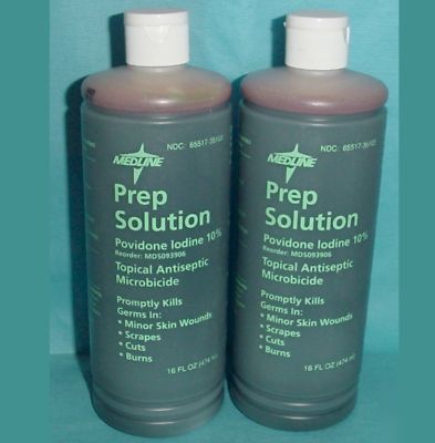 2-medline 16 oz povidone iodine solutions MDS093906
