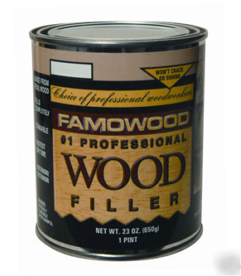 Famowood white pine wood putty/filler â€“ 1 pint
