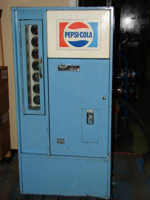 Vintage pepsi vendalator / antique bottle soda machine 