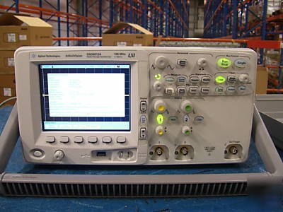 Agilent DSO6012A oscilloscope: 100 mhz, 2 channels