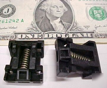 Lot of 50 plastic spring assemblies, latches automotive