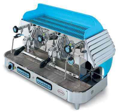 New elektra barlume V1A-blue/chrome espresso machine