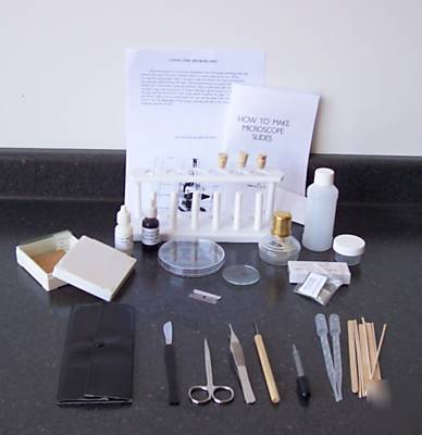 New microscope accessory set & basic biology lab all 