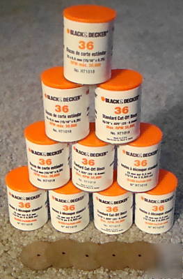 (10) 36 ct tubes of cutoff wheels discs for dremel 409